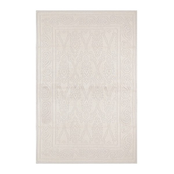 Krémový koberec s příměsí bavlny Ottoman Cream, 120 x 180 cm