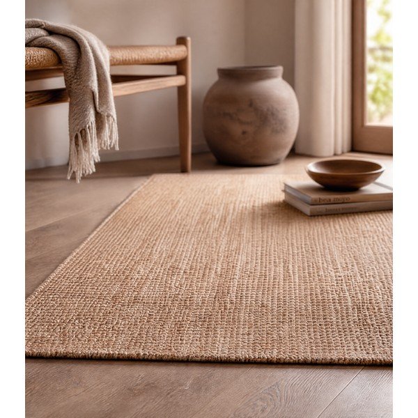 Jutový běhoun v přírodní barvě 80x200 cm Bouclé – Hanse Home-image-2