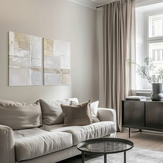 Obrazy s ručně malovanými prvky v sadě 2 ks 50x70 cm Sail – Styler