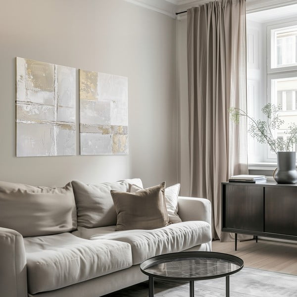 Obrazy s ručně malovanými prvky v sadě 2 ks 50x70 cm Sail – Styler-image-1