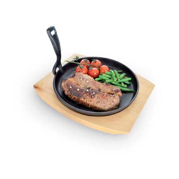 Grilovací litinová pánev s odnímatelnou rukojetí ø 22 cm LITINA – Orion-image-2