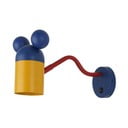 Modré dětské nástěnné svítidlo s kovovým stínidlem Mouse – GTV