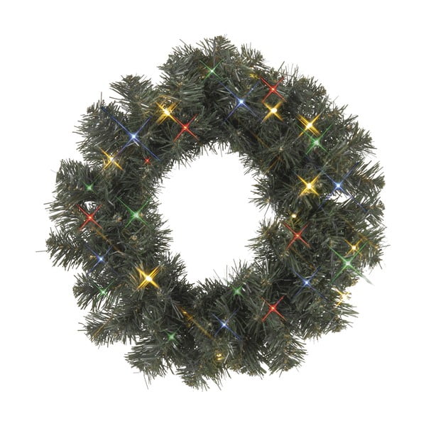 Svítící věnec Wreath, Ø38 cm