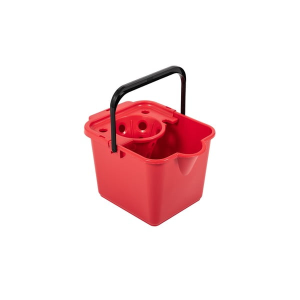 Červený kbelík na mop Addis Pail & Wringer