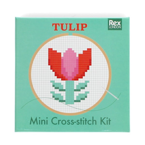 Kreativní sada Cross-stitch Kit Tulip – Rex London