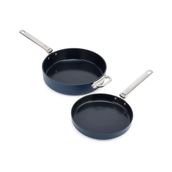 Pánve v sadě 2 ks s keramickým povrchem Space – Joseph Joseph