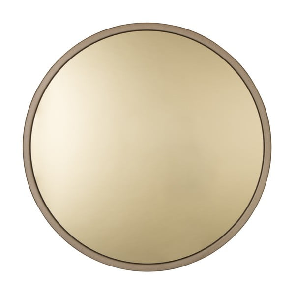Nástěnné ocelové zrcadlo ve zlaté barvě Zuiver Bandit, ø 60 cm