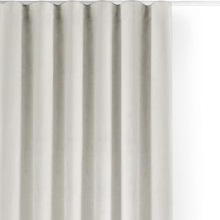 Krémový sametový dimout závěs 140x300 cm Velto – Filumi