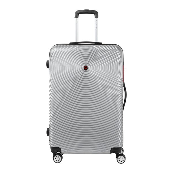 Šedý kufr na kolečkách Murano Traveller, 75 x 46 cm