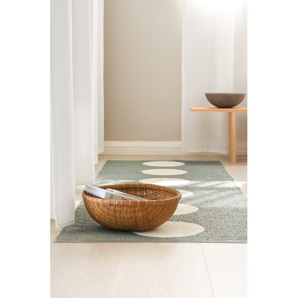 Zelený vnitřní a venkovní běhoun 70x150 cm Vera Army – Pappelina-image-3