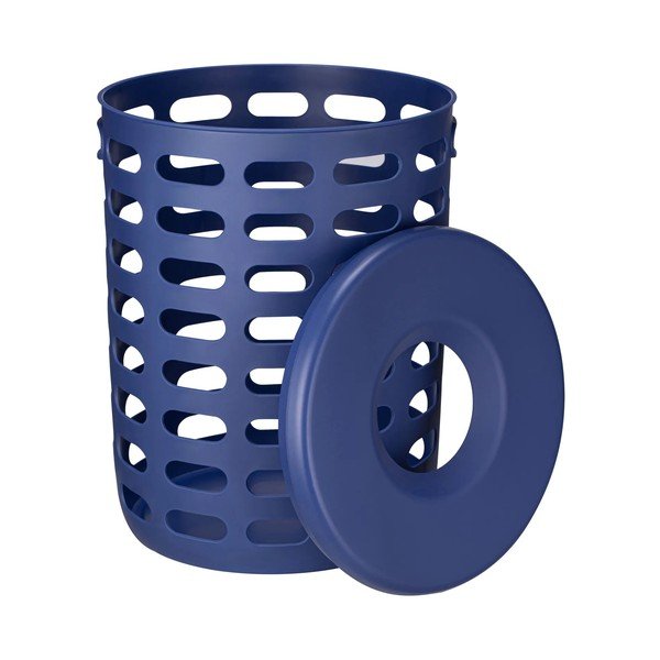 Modrý plastový koš na prádlo Korie – Blomus-image-1