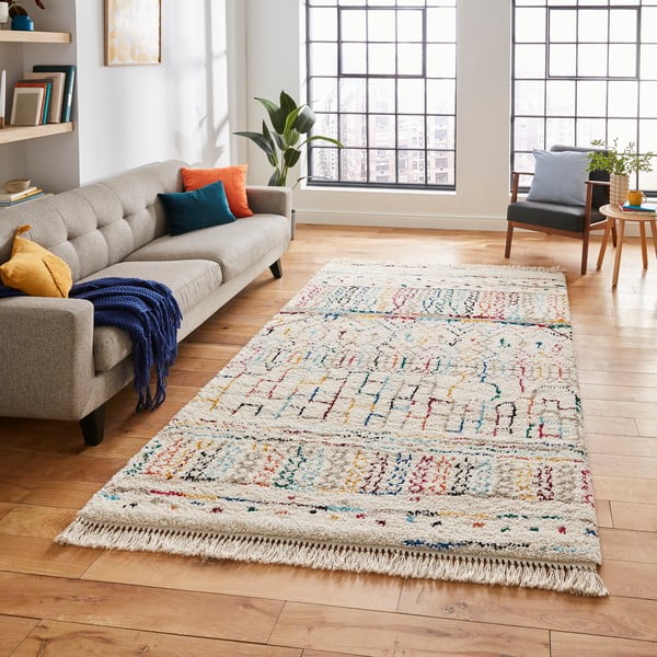 Béžový koberec 290x200 cm Boho - Think Rugs-image-1