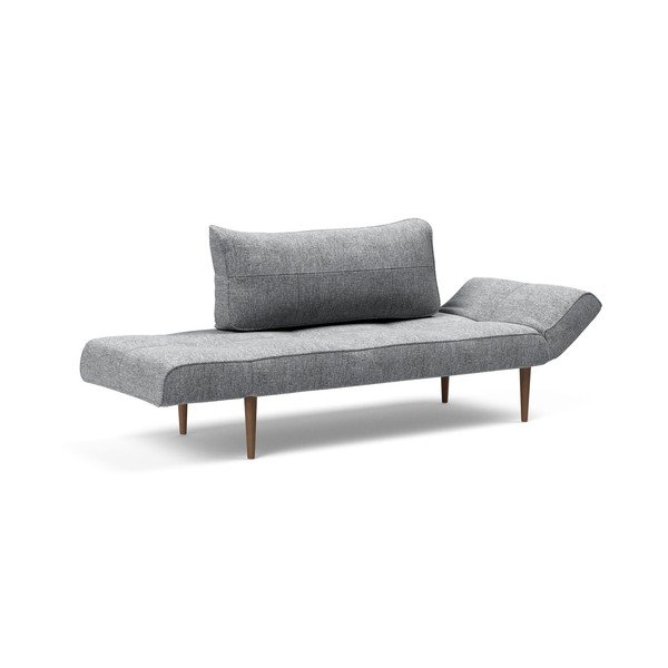 Šedá polohovatelná lenoška Innovation Zeal Dark Wood-image-4