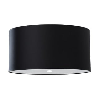 Černé stropní svítidlo se skleněným stínidlem ø 50 cm Volta – Nice Lamps