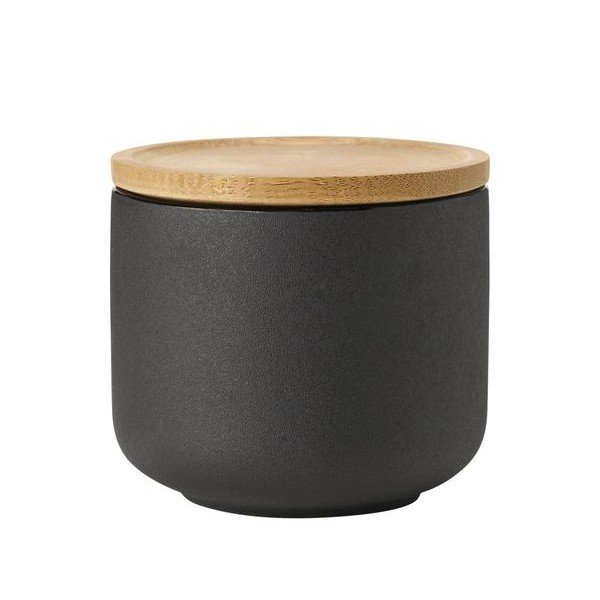 Černý kameninový šálek na cappuccino 200 ml Theo – Stelton-image-2