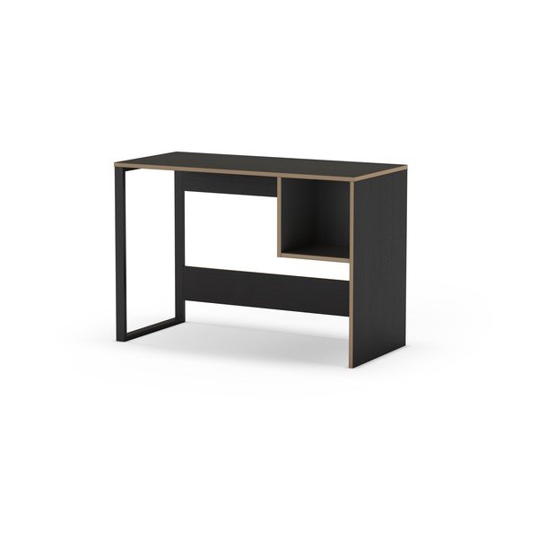 Pracovní stůl s černou deskou 50x110 cm Lyly – Marckeric-image-3