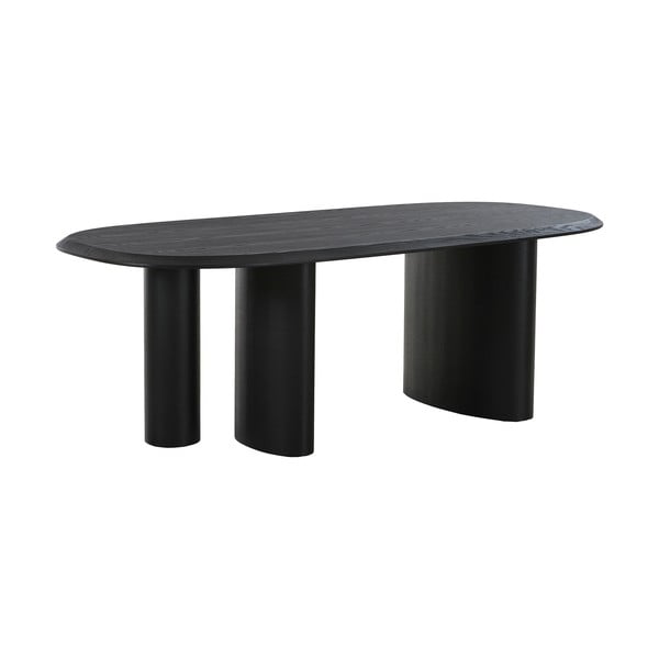 Jídelní stůl s deskou v dekoru jasanového dřeva 100x220 cm Tirano – House Nordic-image-3