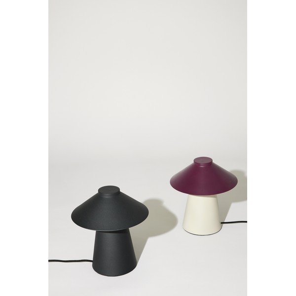 Fialovo-béžová kovová stolní lampa Chipper - Hübsch-image-3