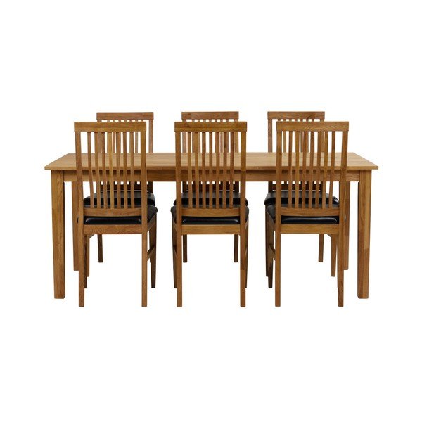 Jídelní stůl z masivního dubového dřeva Folke Finnus, 180 x 90 cm-image-3