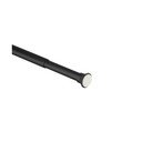 Matně černá tyč na sprchový závěs 106 - 182 cm Chroma – Umbra