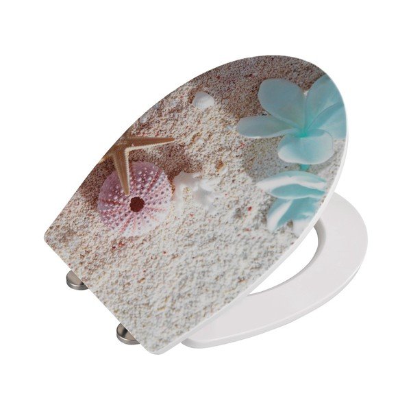 WC sedátko se snadným zavíráním Wenko Bora Bora, 46 x 39 cm-image-2