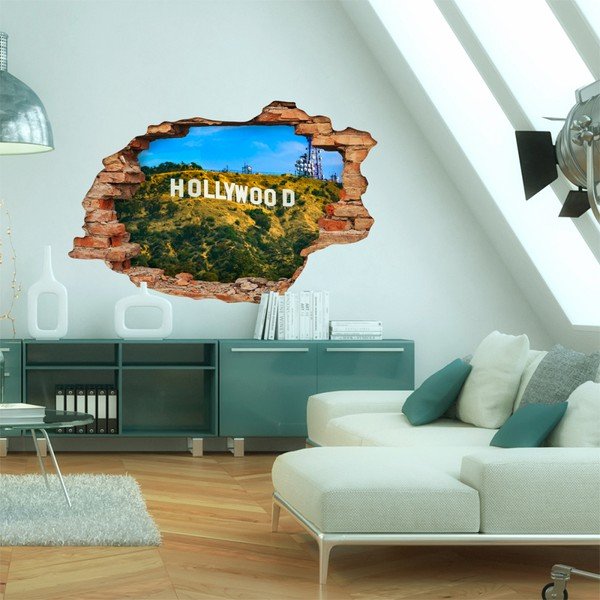 Samolepka Ambiance Landscape Hollywood Hill, 60 x 90 cm