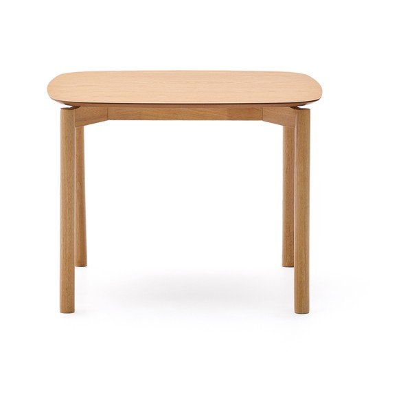 Jídelní stůl v dekoru jasanu 100x100 cm Indara – Kave Home-image-4