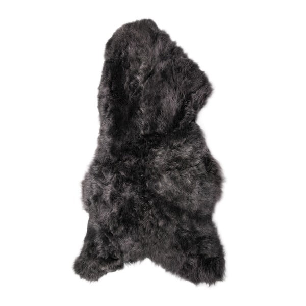 Tmavá ovčí kožešina s krátkým chlupem Arctic Fur Ptelja, 100 x 60 cm
