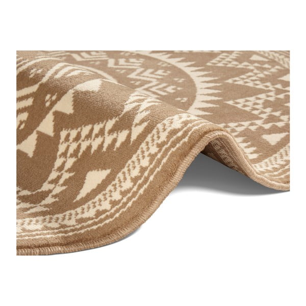 Hnědý koberec Hanse Home Celebration Valencia, ⌀ 140 cm-image-3