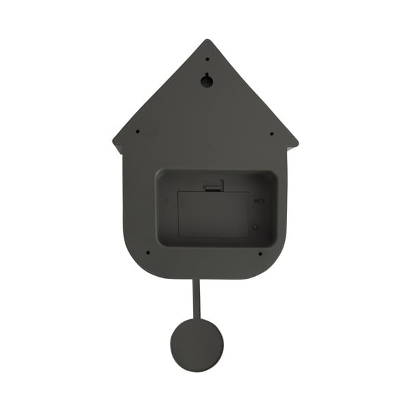 Zelené nástěnné kyvadlové hodiny Karlsson Modern Cuckoo, 21,5 x 41,5 cm-image-3