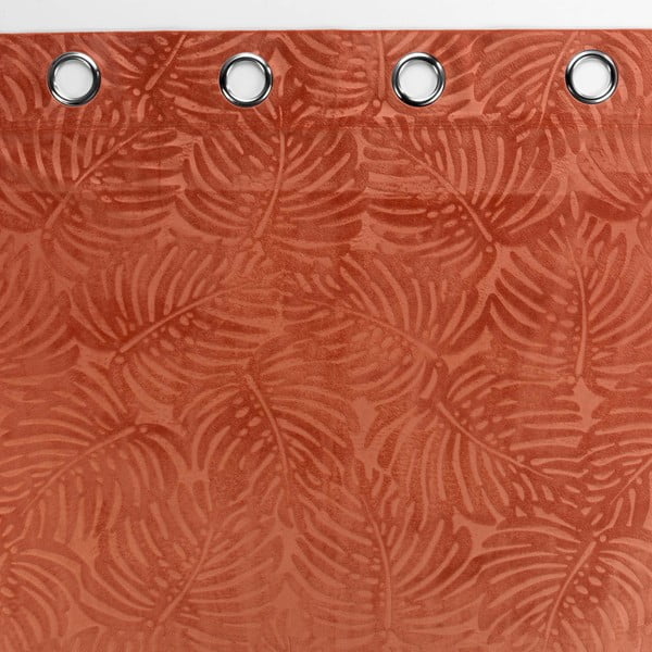 Sametový závěs v cihlové barvě 140x240 cm Analia – douceur d'intérieur-image-2