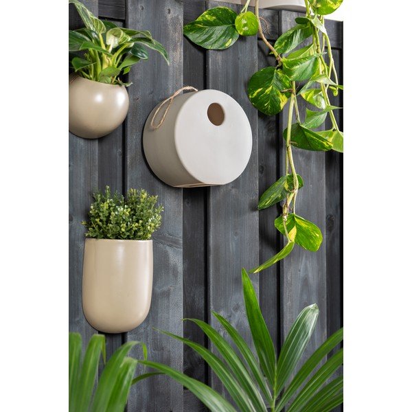 Šedá keramická ptačí budka PT LIVING Bird, ø 20 cm-image-1