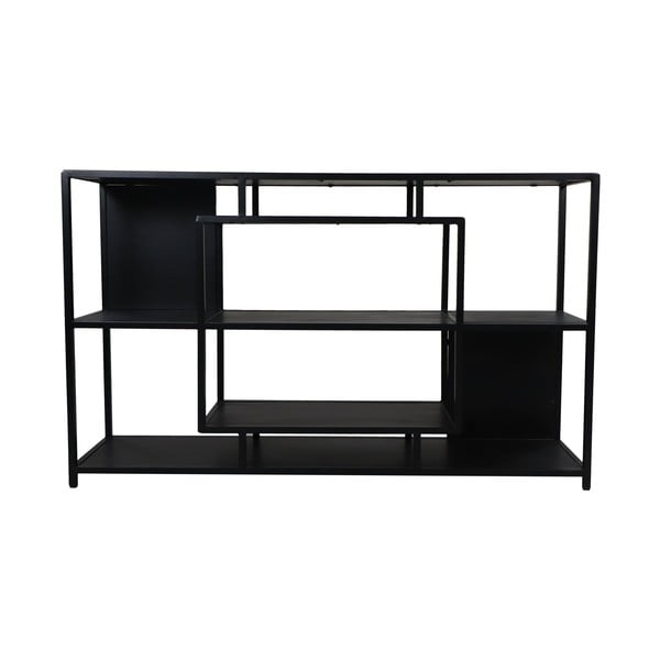 Černý regál z mangového dřeva 150x90 cm - HSM collection