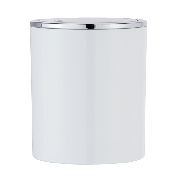 Bílý odpadkový koš Wenko Inca, 2 l-image-1