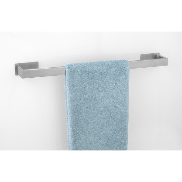 Samodržící držák na ručníky z nerezové oceli v matně stříbrné barvě Genova – Wenko-image-1