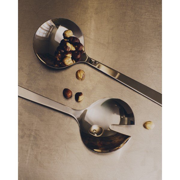 Salátový příbor 2 ks z nerezové oceli Nirela – Kave Home-image-1