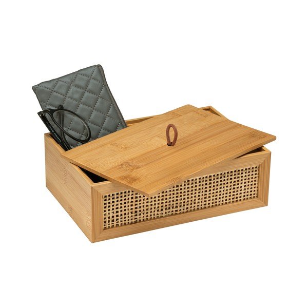 Bambusový koupelnový organizér Wenko Allegre, 22 x 7 cm-image-1