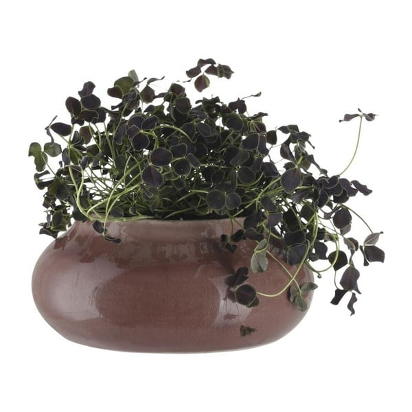 Hnědý kameninový květináč A Simple Mess Beate, ⌀ 17,5 cm-image-4