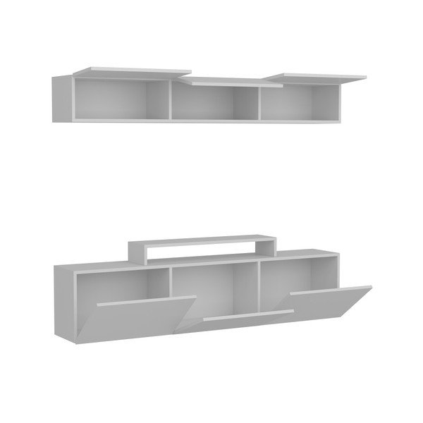 Bílá TV stěna Mobito Design Line-image-3