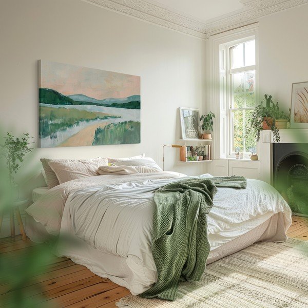 Obraz 70x100 cm Gouache Lake – Styler-image-2