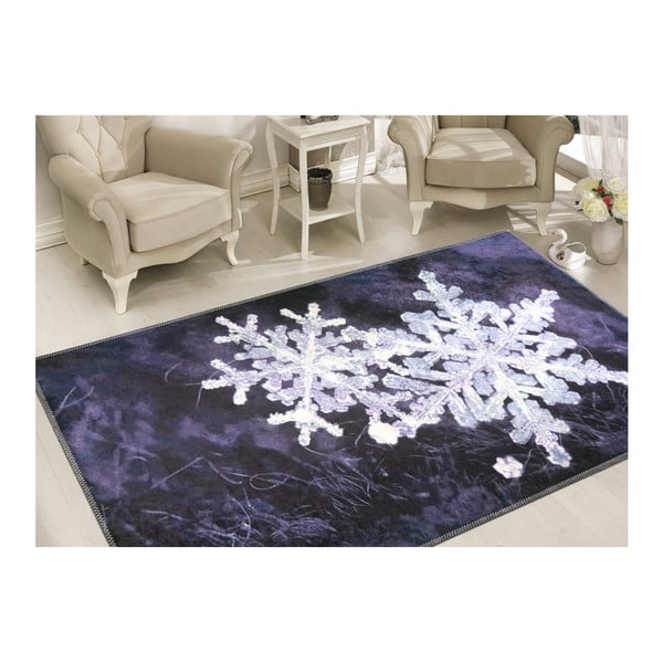 Běhoun Vitaus Big Snowflakes, 80 x 200 cm