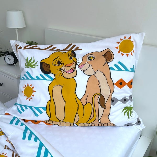 Bavlněné dětské povlečení na jednolůžko 140x200 cm Lion King Africa – Jerry Fabrics-image-3