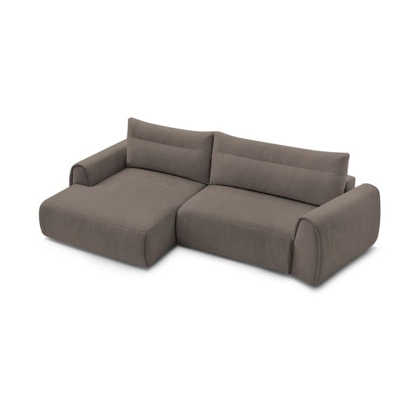 Hnědá rohová pohovka Aden – Bobochic Paris-image-4