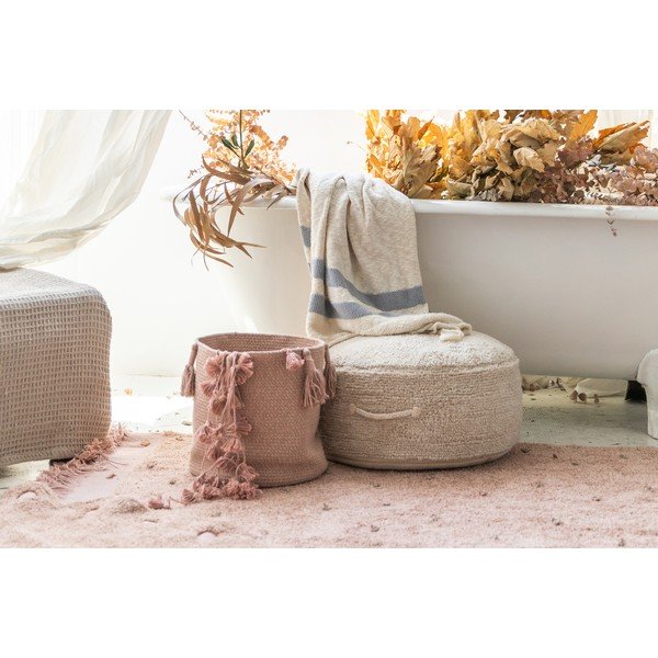 Látkový košík ø 30x30 cm Woody – Lorena Canals-image-1