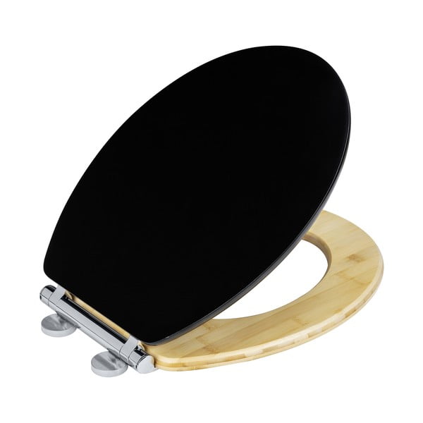 Záchodové prkénko s automatickým zavíráním 37 x 44 cm Bambusa – Wenko-image-2