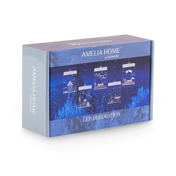 Vánoční světelný řetěz 150 cm Christmas City - DecoKing-image-4