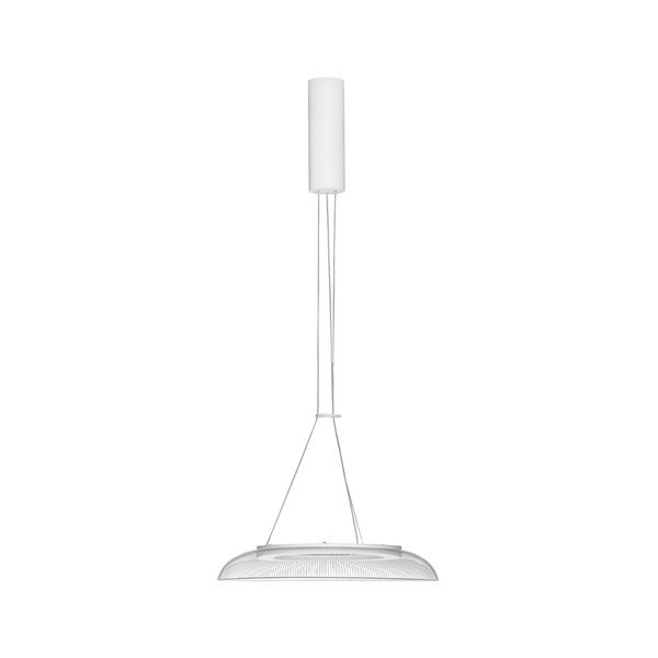Matně bílé hliníkové LED závěsné svítidlo se stínidlem z akrylového skla ø 40 cm Mantle – Nova Luce