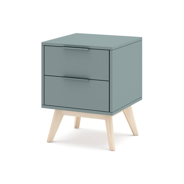 Noční stolek šedozelený Pisco – Marckeric-image-3