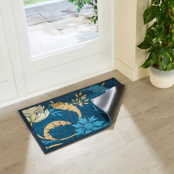 Rohožka 50x80 cm William Morris Blue – Artsy Doormats-image-2