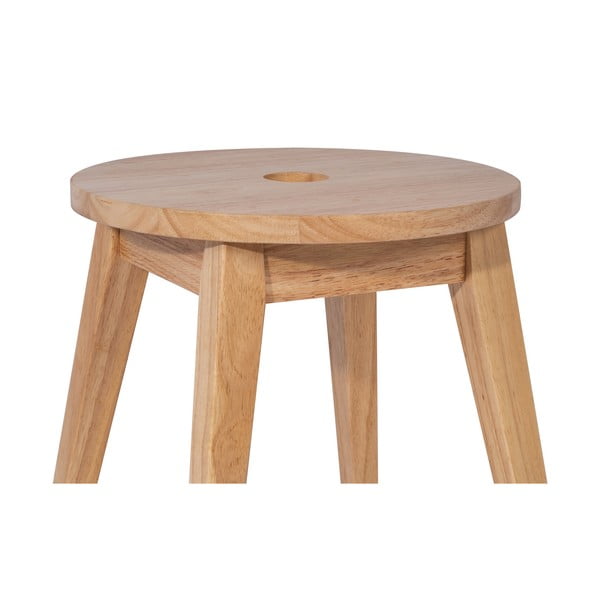 Stolička z kaučukového dřeva ve světle přírodní barvě Club – Bonami Essentials-image-2